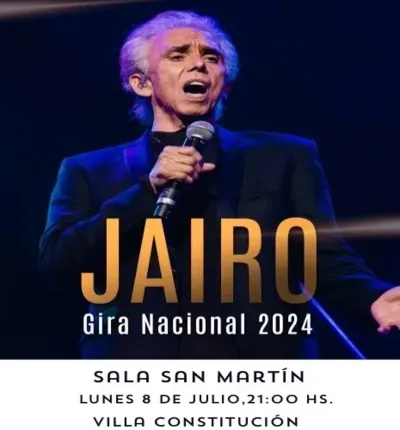 JAIRO en Villa Constitución Gira Nacional 2024