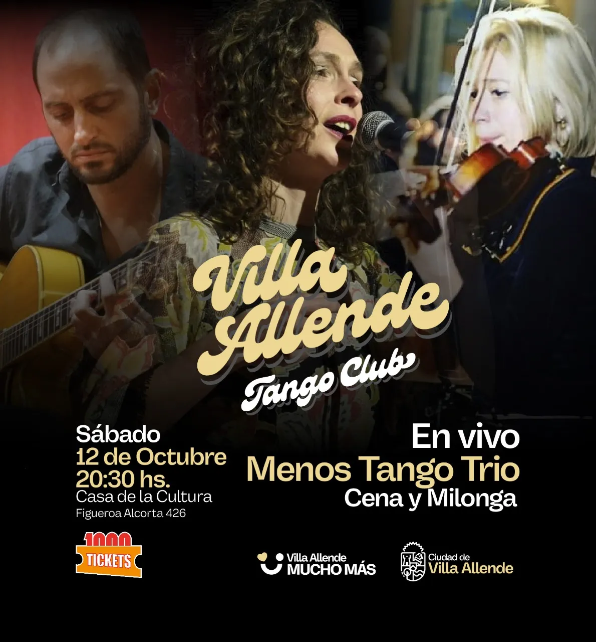 VILLA ALLENDE TANGO CLUB  MENOS TANGO TRIO 