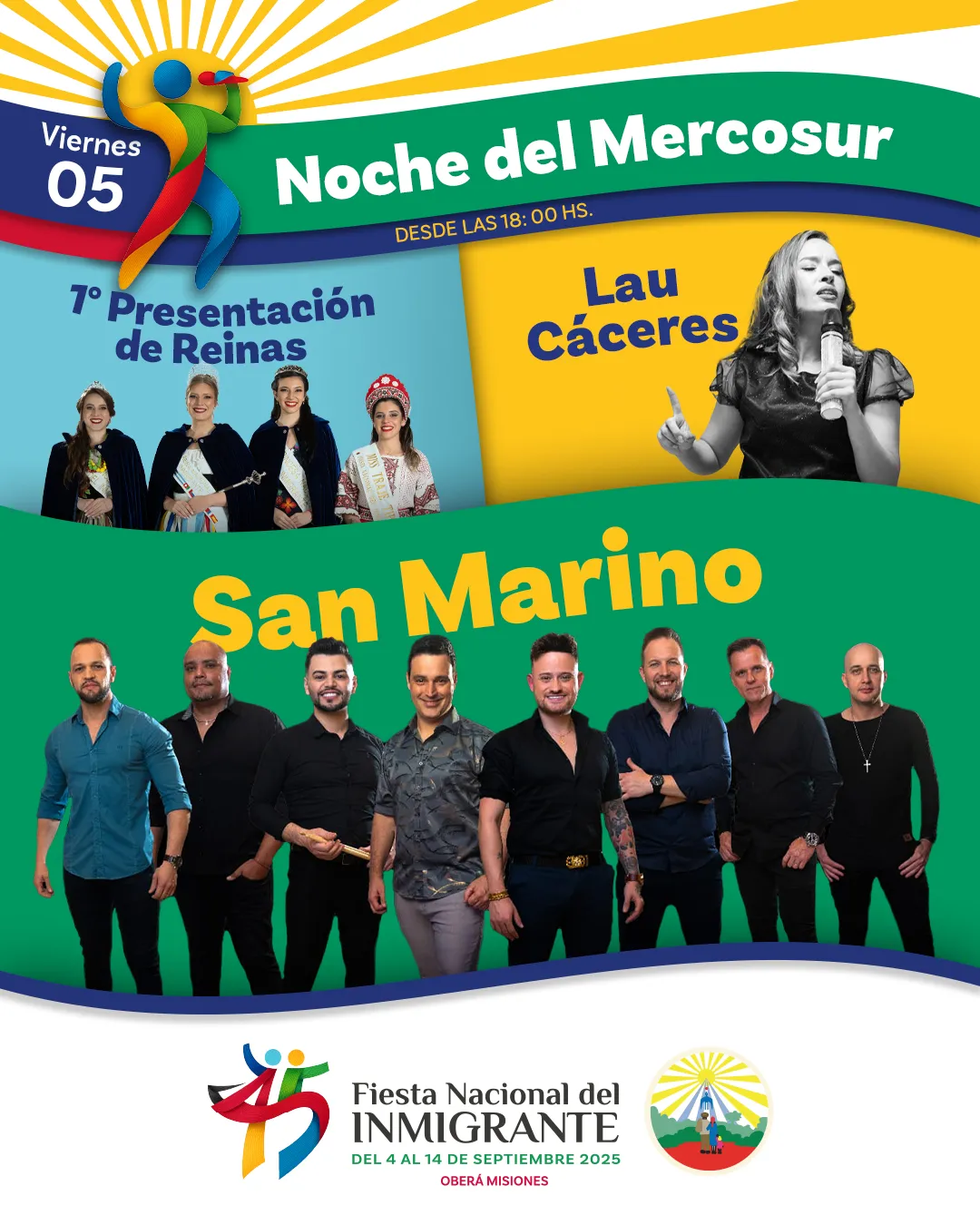 VIERNES 5 - NOCHE DEL MERCOSUR