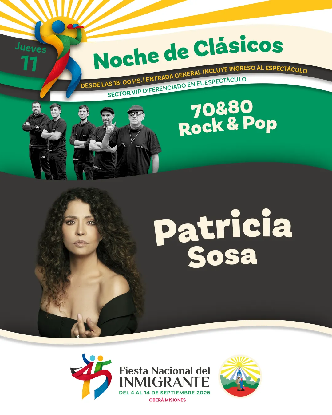 JUEVES 11 - NOCHE DE LOS CLASICOS