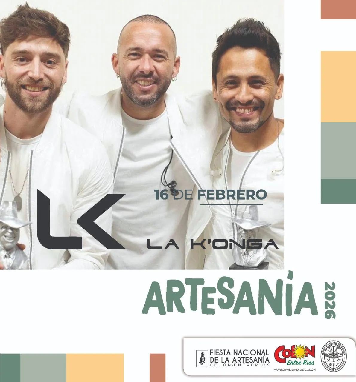 SOLO GENERALES - PLATEAS DESDE EL 8/1 - LA K´ONGA